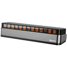 Автовізитка паркувальна карта Baseus Moonlight Box Series Temporary Parking Number Plate Чорний