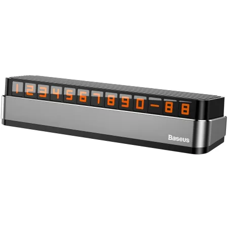 Автовизитка парковочная карта Baseus Moonlight Box Series Temporary Parking Number Plate Черный