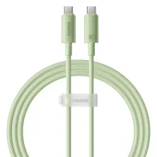Кабель Baseus Habitat Series Fast Charging Data Cable Type-C to Type-C 100W 20V 5A 1m Салатовый