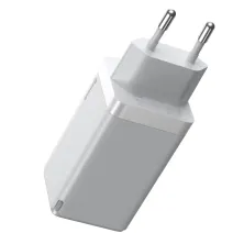 Сетевое зарядное устройство Baseus Quick GaN2 Pro QC4.0+PD3.0 65W USB+2Type-C 5A + кабель Baseus Type-C to Type-C 100W 20V/5A 1м Белый