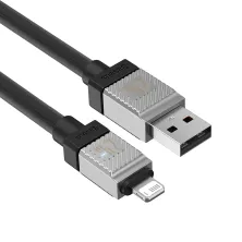 Кабель Baseus CoolPlay Series Fast Charging Cable USB to Lightning 2.4A 1m Чорний