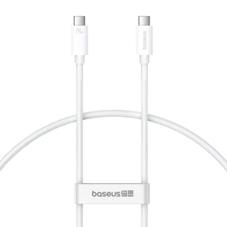 Кабель Baseus Superior 2 Series Fast Charging Data Cable Type-C to Type-C 240W 8K@60Hz 40Gbps 1m Білий