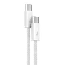 Кабель Baseus Dynamic Series Fast Charging Data Cable Type-C to Type-C 100W 20V 5A 1m Білий