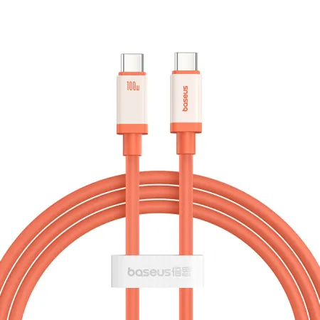 Кабель Baseus 0℃ Series Fast Charging Data Cable Type-C to Type-C 100W 20V 5A 1m Оранжевый