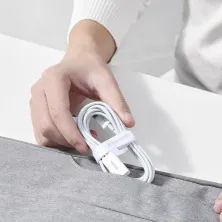 Кабель Baseus Superior Series 3-in-1 Fast Charging Data Cable USB to Lightning+Type-C+MicroUSB 3.5А 0.5m Білий