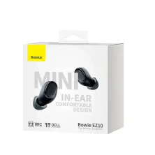 Бездротові Bluetooth навушники Baseus Bowie EZ10 True Wireless TWS Earphones Чорний
