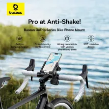 Тримач телефона на велосипед Baseus GoTrip Series Bike Phone Mount Чорний