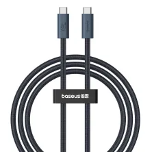 Кабель Baseus Flash 2 USB4 Series Fast Charging Data Cable Type-C to Type-C 240W 8K@60Hz 40Gbps 1m Черный