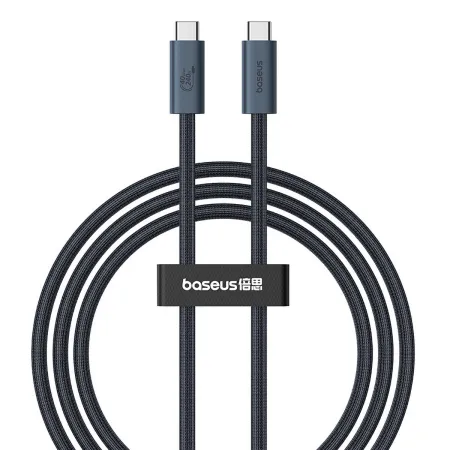 Кабель Baseus Flash 2 USB4 Series Fast Charging Data Cable Type-C to Type-C 240W 8K@60Hz 40Gbps 1m Черный