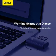 Кардридер Baseus Lite Card Card Reader USB, SD/TF Cards Серый