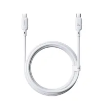 Кабель Baseus Silky Series Fast Charging Data Cable Type-C to Type-C 100W 20V 5A 2m Білий