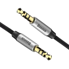 Аудіо-кабель Baseus Yiven AUX 3.5 to AUX 3.5 Audio Cable M30 1м Чорний