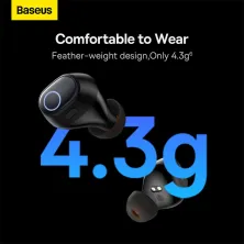 Бездротові Bluetooth навушники Baseus Bowie WM03 True Wireless TWS Earphones Чорний