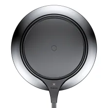 Беспроводное зарядное устройство Baseus Metal Wireless Charger с технологией Qi 10W Черный