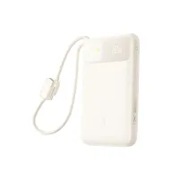 УМБ Baseus EnerFill FC11 10000mAh 22.5W и двумя встроенными кабелями Type-C 22.5W Белый