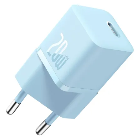 Сетевое зарядное устройство Baseus GaN5 Fast Charger 1C PD3.0 20W Type-C 3A Голубой