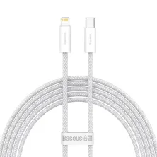 Кабель Baseus Dynamic Series Fast Charging Data Cable Type-C to Lightning PD 20W 2m Білий