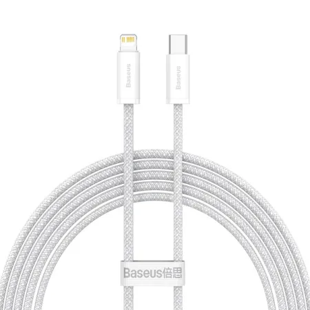 Кабель Baseus Dynamic Series Fast Charging Data Cable Type-C to Lightning PD 20W 2m Білий