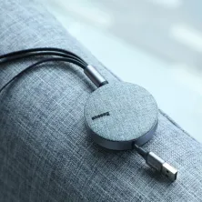 Кабель Baseus Fabric Flexible 3-in-1 Fast Charging Data Cable USB to Lightning+Type-C+MicroUSB 3.5А 1.2m Черный