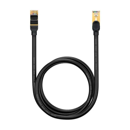 Кабель Baseus High Speed CAT7 Seven Types RJ45 10Gigabit Network Cable Ethernet Круглый 1.5m Черный