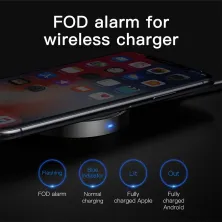 Кабель Baseus iP Cable Wireless Charger Cable USB to Lightning 2A 1.2m с Беспроводной зарядкой 5W Черный
