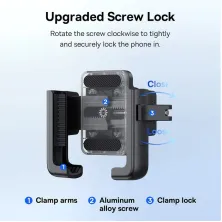 Тримач телефону на велосипед Baseus GoTrip Series Bike Phone Mount Rearview Mirror з кріпленням на дзеркало Чорний