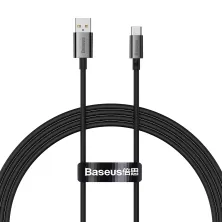 Кабель Baseus Superior Series Fast Charging Data Cable USB to Type-C 100W 20V 5A 1.5m Чорний