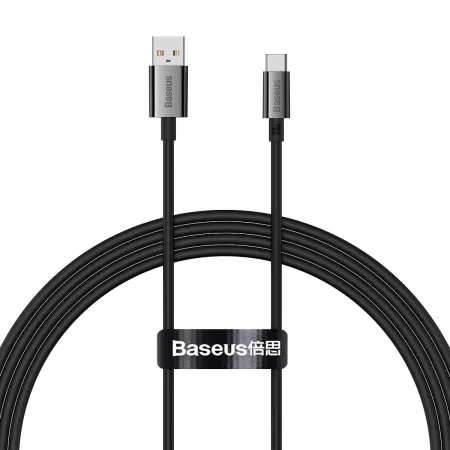 Кабель Baseus Superior Series Fast Charging Data Cable USB to Type-C 100W 20V 5A 1.5m Черный