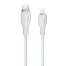 Кабель Baseus Pudding Series Fast Charging Data Cable Type-C to Lightning PD 20W 1m Білий