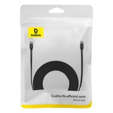 Кабель Baseus High Speed CAT6 RJ45 Gigabit Network Cable Ethernet Плоский 12m Черный