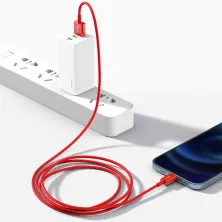 Кабель Baseus Superior Series Fast Charging Data Cable USB to Lightning 2.4A 2m Червоний
