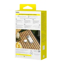 УМБ Baseus PicoGo AM41 Ultra-Slim Qi2 Magnetic 10000mAh 27W QC3.0+PD3.0 з функцією MagSafe и Qi2 15W Сріблястий