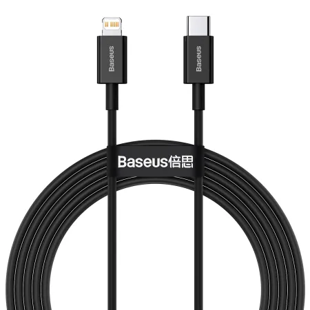 Кабель Baseus Superior Series Fast Charging Data Cable Type-C to Lightning PD 20W 2m Черный