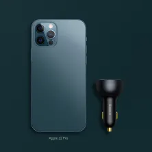 Автомобильное зарядное устройство Baseus Qualcomm QC 5 Technology Multi-Port Fast Charge Car Charger 160W USB+2Type-C + Кабель Type-C to Type-C 100W 1м Серый
