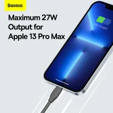 Кабель Baseus Jelly Liquid Silica Gel Fast Charging Data Cable Type-C to Lightning PD 20W 1.2m Чорний
