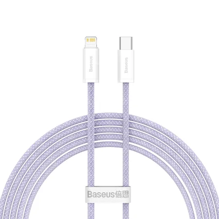 Кабель Baseus Dynamic 2 Series Fast Charging Data Cable Type-C to Lightning PD 20W 2m Фіолетовий