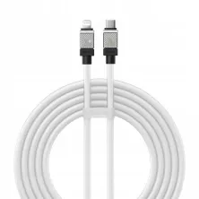 Кабель Baseus CoolPlay Series Fast Charging Data Cable Type-C to Lightning PD 20W 2m Білий
