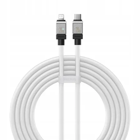 Кабель Baseus CoolPlay Series Fast Charging Data Cable Type-C to Lightning PD 20W 2m Білий