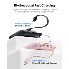 УМБ Baseus EnerFill FC21 Qpow 3 Ultra 10000mAh 22.5W з технологією QC3.0+PD3.0 + Кабель Type-C to Lightning Чорний