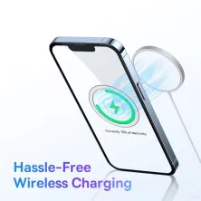 Магнитное кольцо Baseus Halo Series Magnetic Metal Ring с функцией Magsafe набор 2 штуки Серебристый