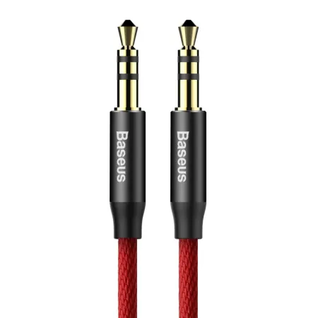 Аудио-кабель Baseus Yiven AUX 3.5 to AUX 3.5 Audio Cable M30 1м Червоний