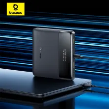 УМБ Baseus Blade H1 20000mAh 100W с технологией QC3.0+PD3.0 + кабель Type-C to Type-C 100W 20V/5A 1м Черный