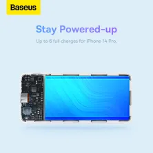 УМБ Baseus Airpow Fast Charge 10000mAh 20W 3A з технологією QC3.0+PD3.0 USB+Type-C Білий