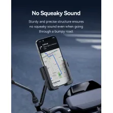 Тримач телефону на велосипед Baseus GoTrip Series Bike Phone Mount Rearview Mirror з кріпленням на дзеркало Чорний