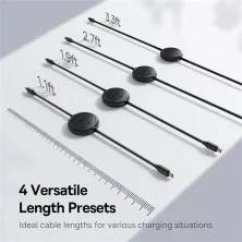 Кабель Baseus Free2Pull Mini Charging Data Cable Type-C to Type-C 60W 1m Черный