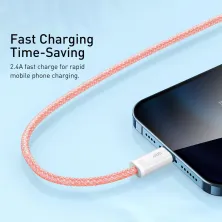 Кабель Baseus Dynamic Series Fast Charging USB to Lightning 2.4A 1m Оранжевый