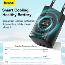 Сетевое зарядное устройство Baseus Cube Pro GaN5 Fast Charger 1C PD3.0 30W Type-C 3A Черный