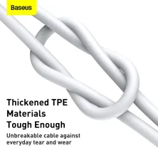 Кабель Baseus Superior Series Fast Charging Data Cable USB to Type-C 66W 11V 6A 1m Белый