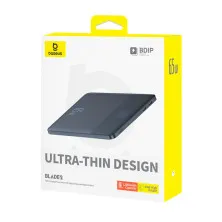 УМБ Baseus Blade Blade2 Fast-Charging Power Bank 12000mAh 65W 6A з технологією QC3.0+PD3.0 + кабель Type-C to Type-C 100W 20V/5A 1м Синий