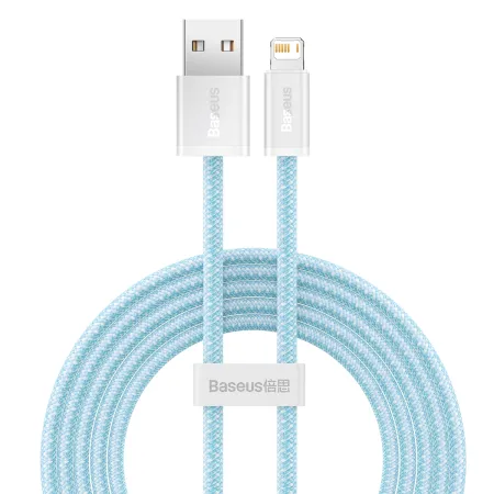 Кабель Baseus Dynamic Series Fast Charging USB to Lightning 2.4A 2m Голубой